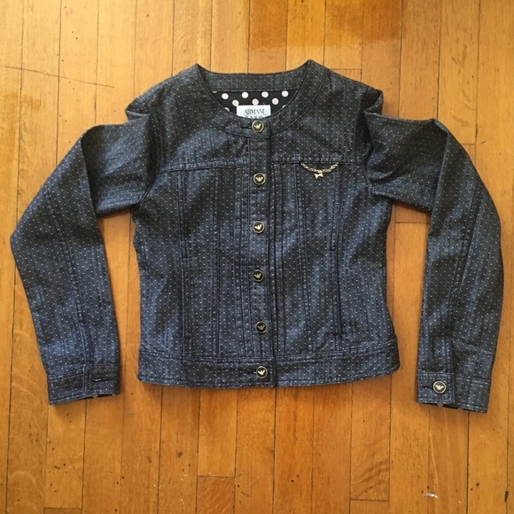 juniors black jean jacket
